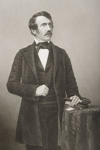 David Livingstone (1813-73) graveret af D.J. Pund fra et fotografi, fra 